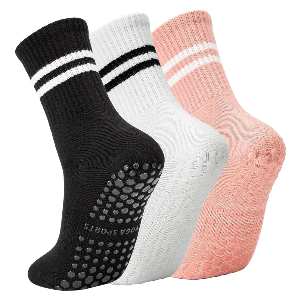 Pilates Yoga Grip Socks - 여성용 그립이 있는 요가 필라테스 양말,