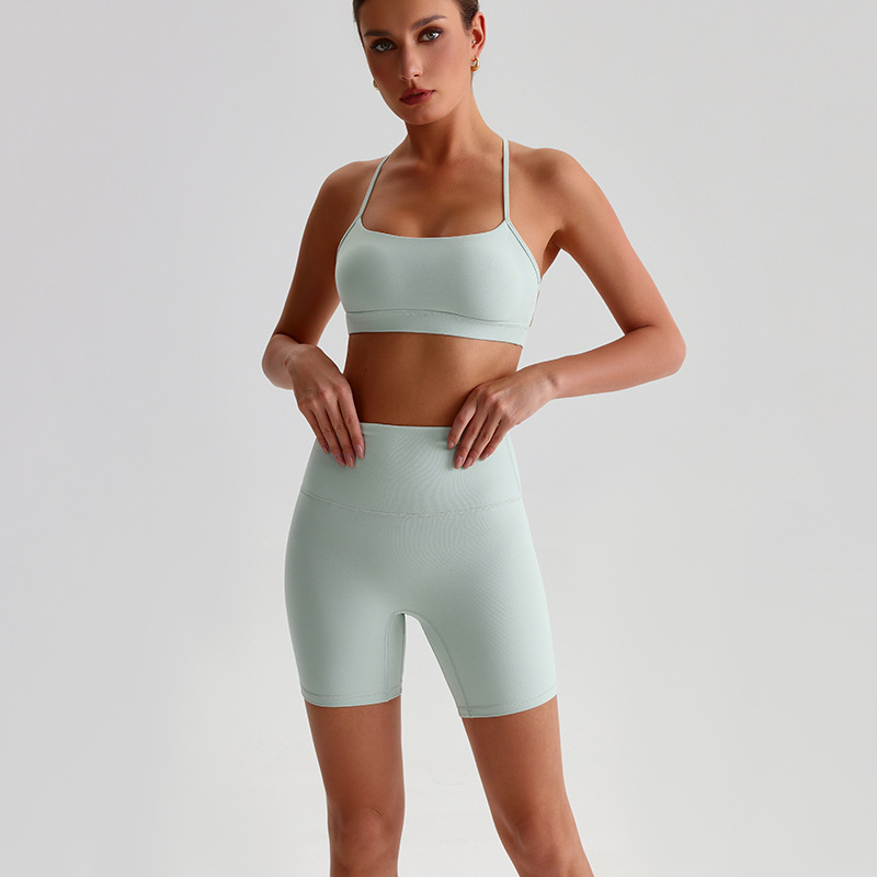 Pilates Yoga Leggings - 솔리드 컬러 하이 임팩트 솔리드 체육관