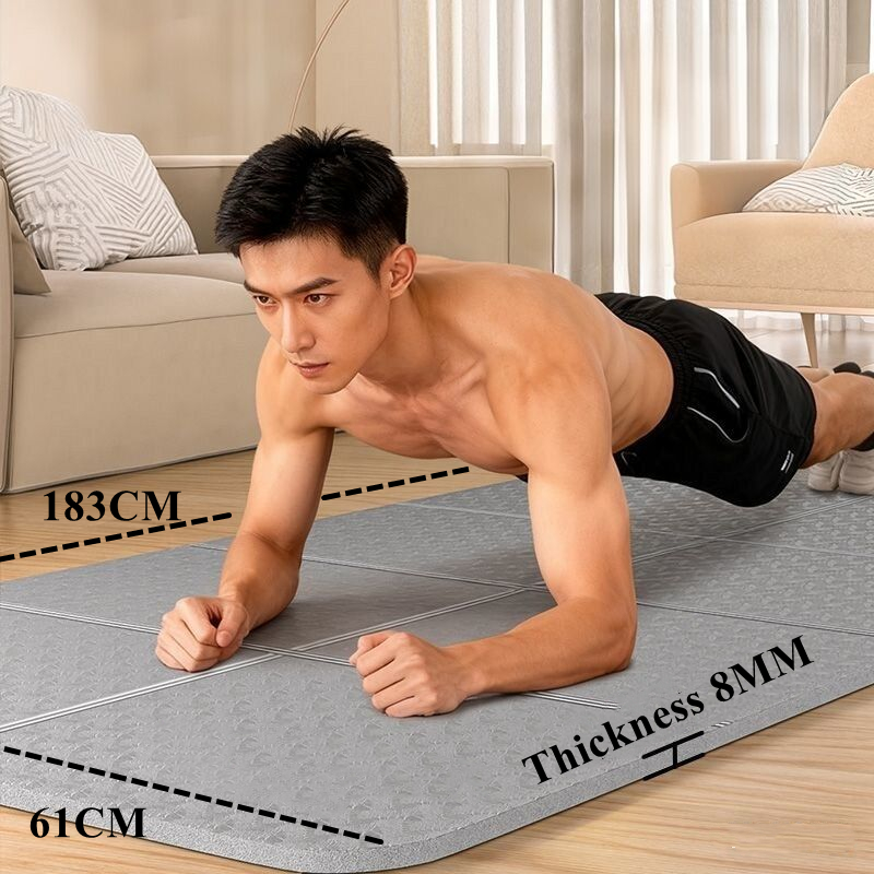 접이식 매트 183x61x0.8cm 친환경 운동 매트  - Pilates Yoga Mat Workout 리뷰 및 가격