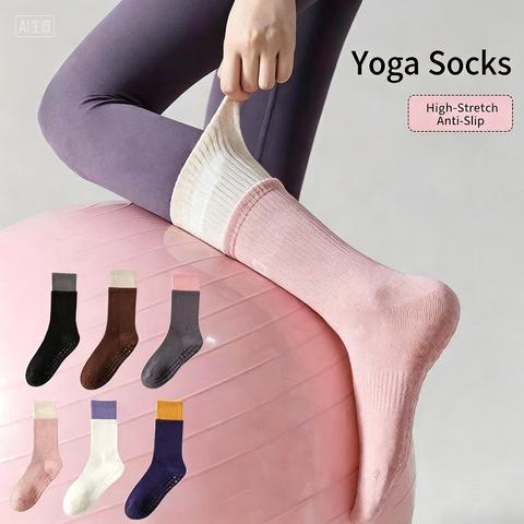 유니섹스 그립 양말 폴리에스터 프리사이즈 논슬립 실리콘 - Pilates Yoga And Barre 리뷰 및 가격