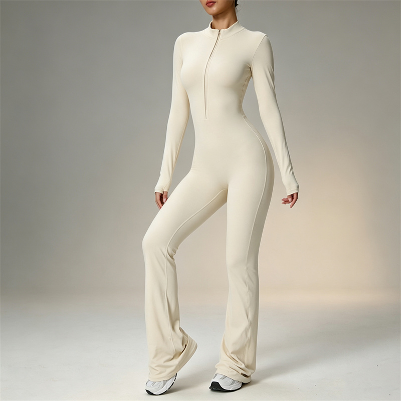 TRY TO BN 요가 점프수트 긴팔 지퍼 하이 스트레 - Pilates Yoga Wear 리뷰 및 가격
