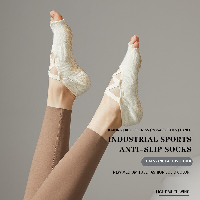 여성용 요가 양말 미끄럼 방지 그립 필라테스 양말, 순 - Pilates Yoga Grip Socks 리뷰 및 가격