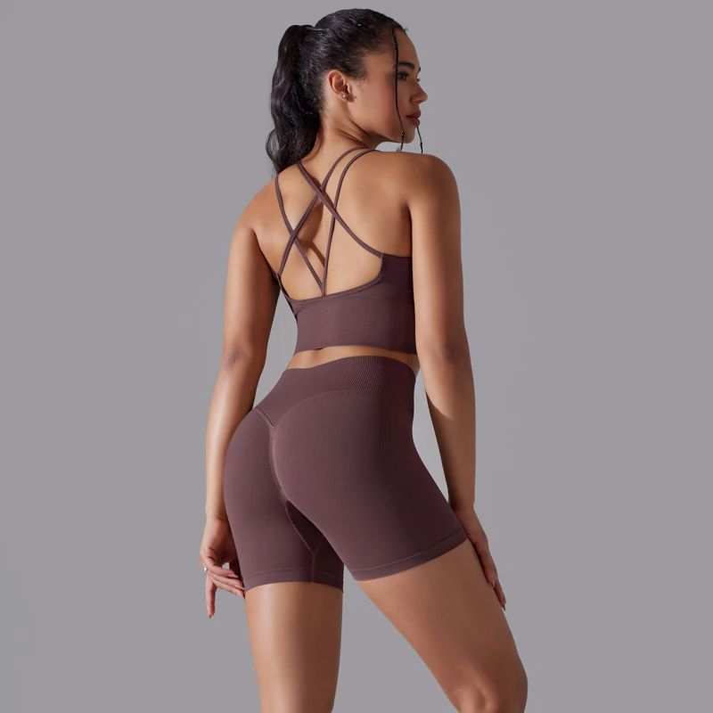 섹시한 요가 세트 여성 Tracksuit 원활한 스포츠 - Pilates Yoga Leggings 리뷰 및 가격