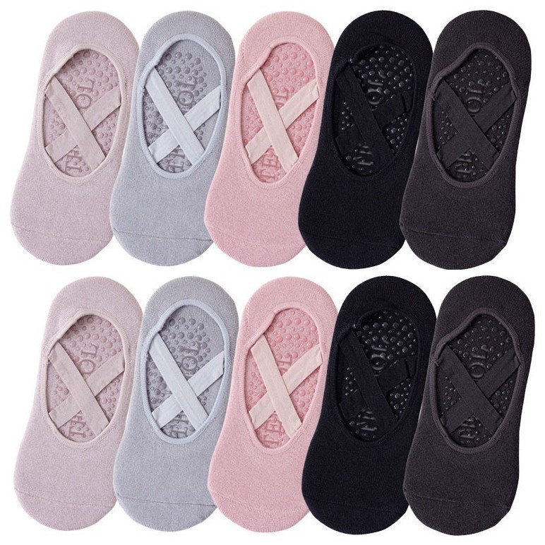 1/3 쌍 요가 양말 여성용 면 실리콘 논슬립 필라테스 - Pilates Yoga Grip Socks 리뷰 및 가격