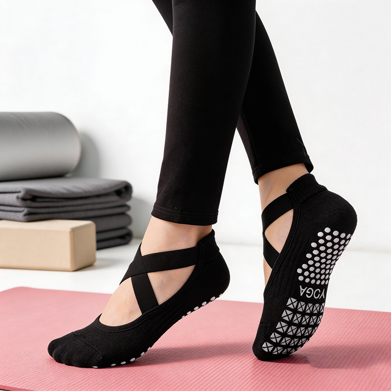여성용 논슬립 요가 양말 실리콘 실내 코튼 밴드 백리스 - Pilates Yoga Grip Socks 리뷰 및 가격
