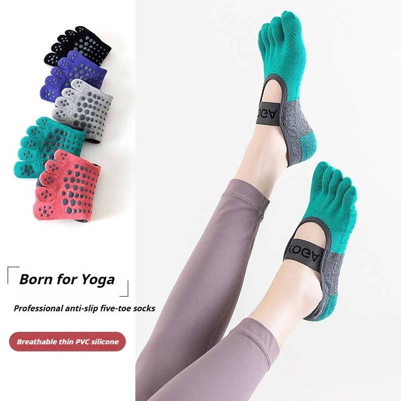 전문가용 필라테스 미끄럼 방지 5개 손가락 발목 양말  - Pilates Yoga Origin 리뷰 및 가격